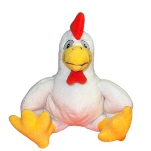 Vintage RARE Golden Plump Chicken Mascott Cooper Stuffed Doll w/Tags 10.5"Tall